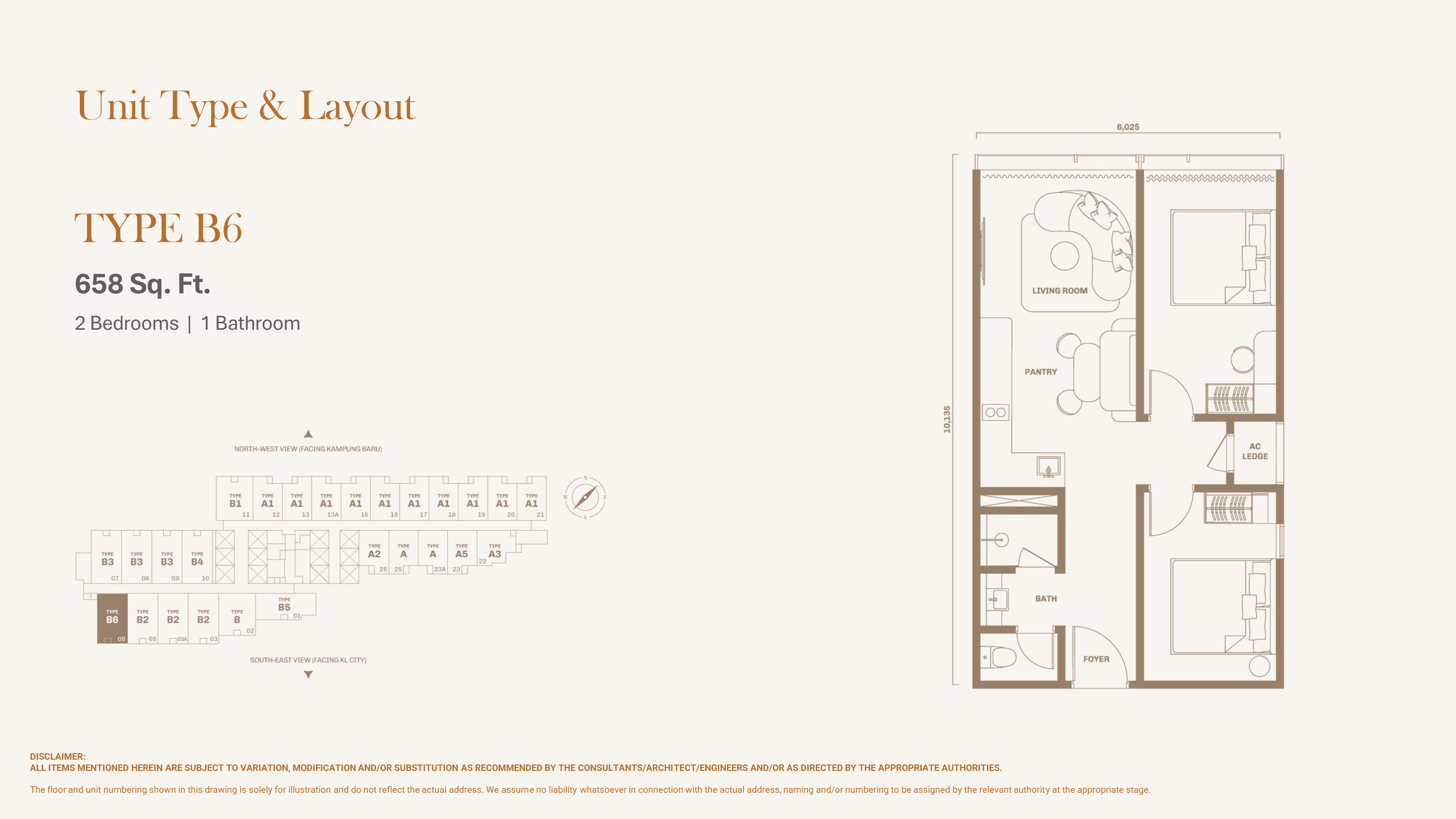Type B6 Floor Plan